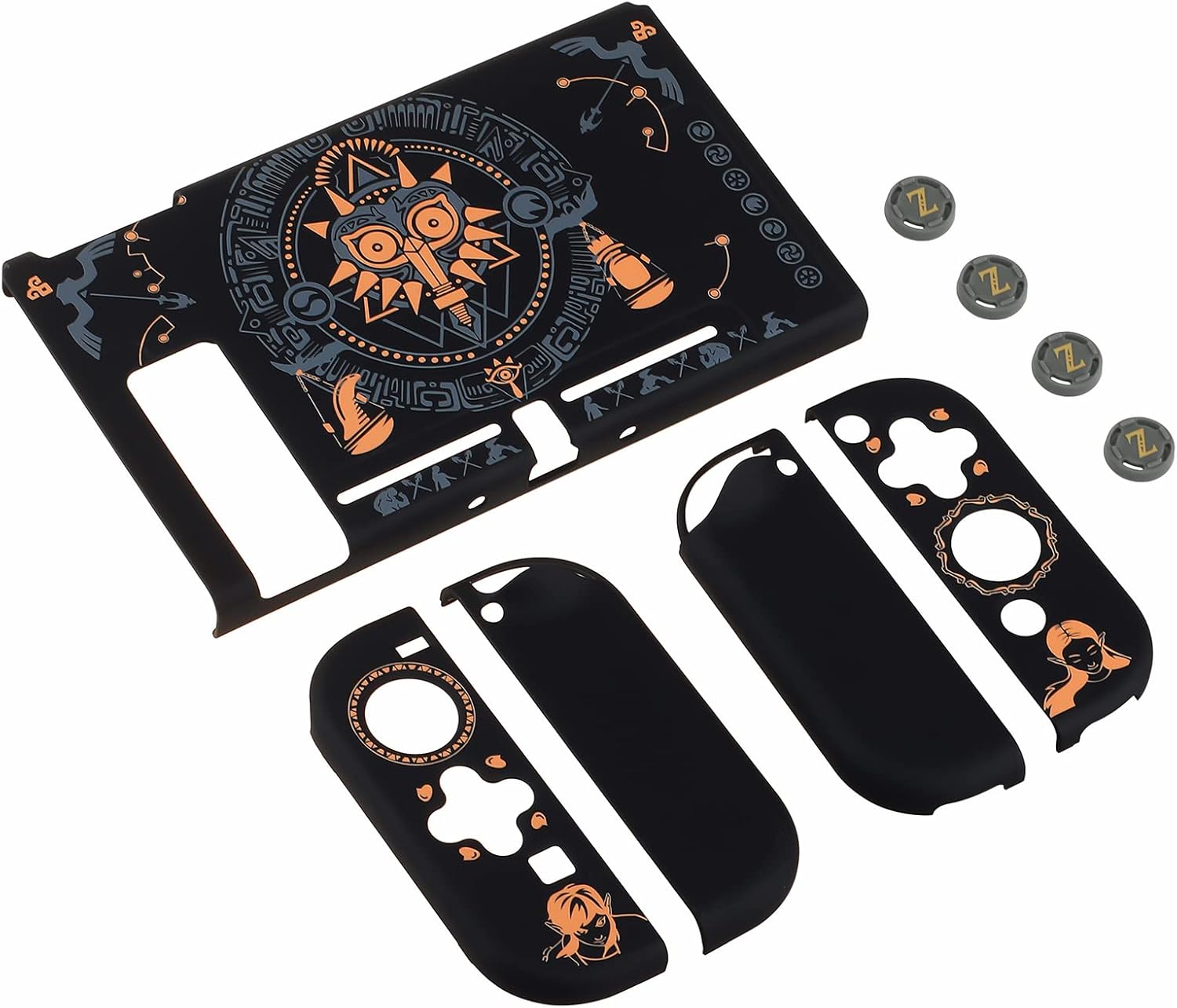 Dockable Protective Case Compatible with Switch, Hard Shell Case cover for Switch and Joy-Con Controllers Shock-Absorption and Anti-Scratch Design Protective - Image 3