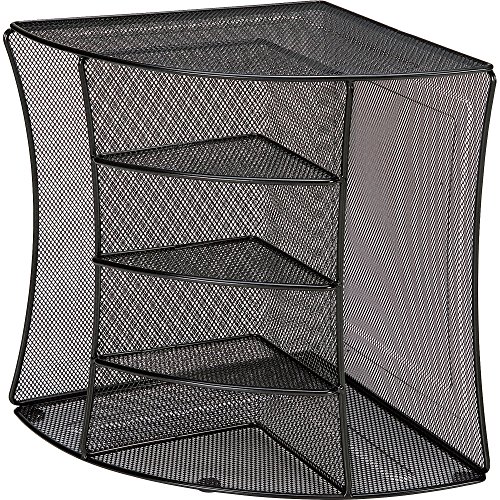 LLR95252 - Lorell Mesh Corner Desktop Organizer