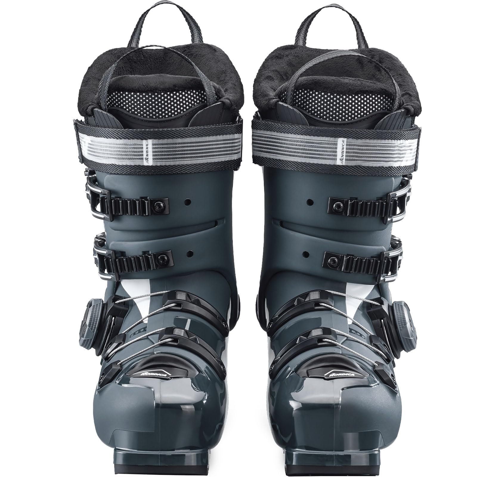 Nordica Speedmachine 3 BOA 105 W Women's Medium Fit High Performance Alpine Ski Boots (Green/Black/Aquamarine, 27.5)