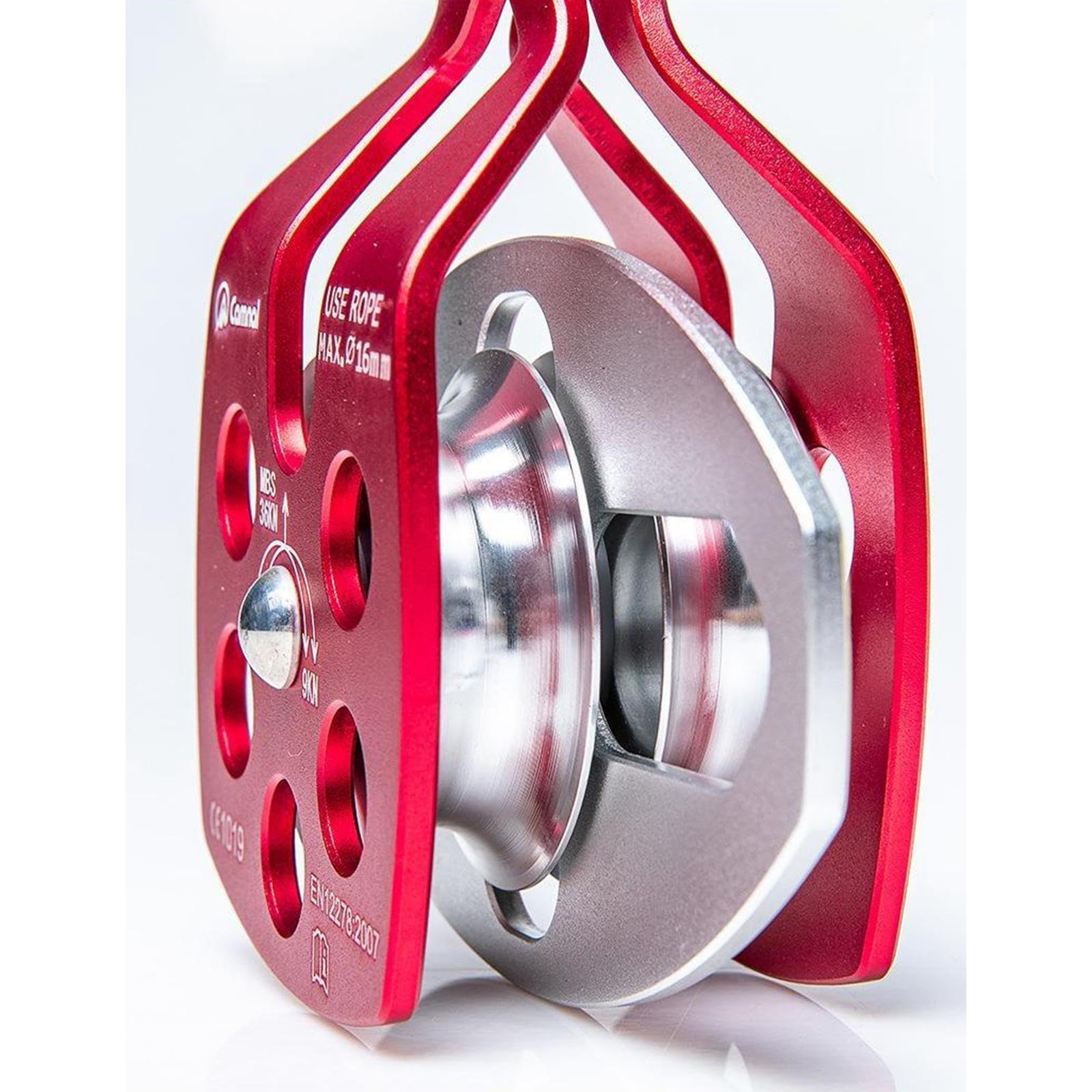 Polea Doble eficiente para Escalada con Rueda