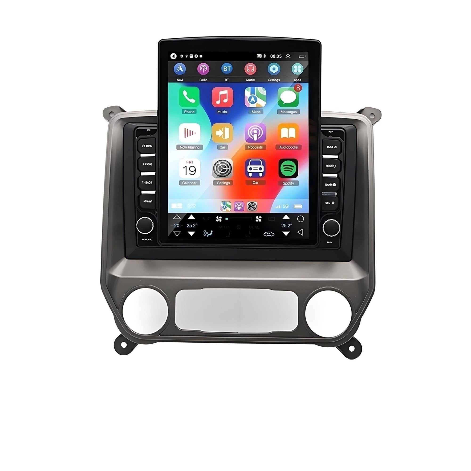 wireless carplay Car Radio Stereo for Chevrolet Silverado for GMC for Sierra 2014-2018 9.7" Android 14 Touchscreen Wireless Carplay