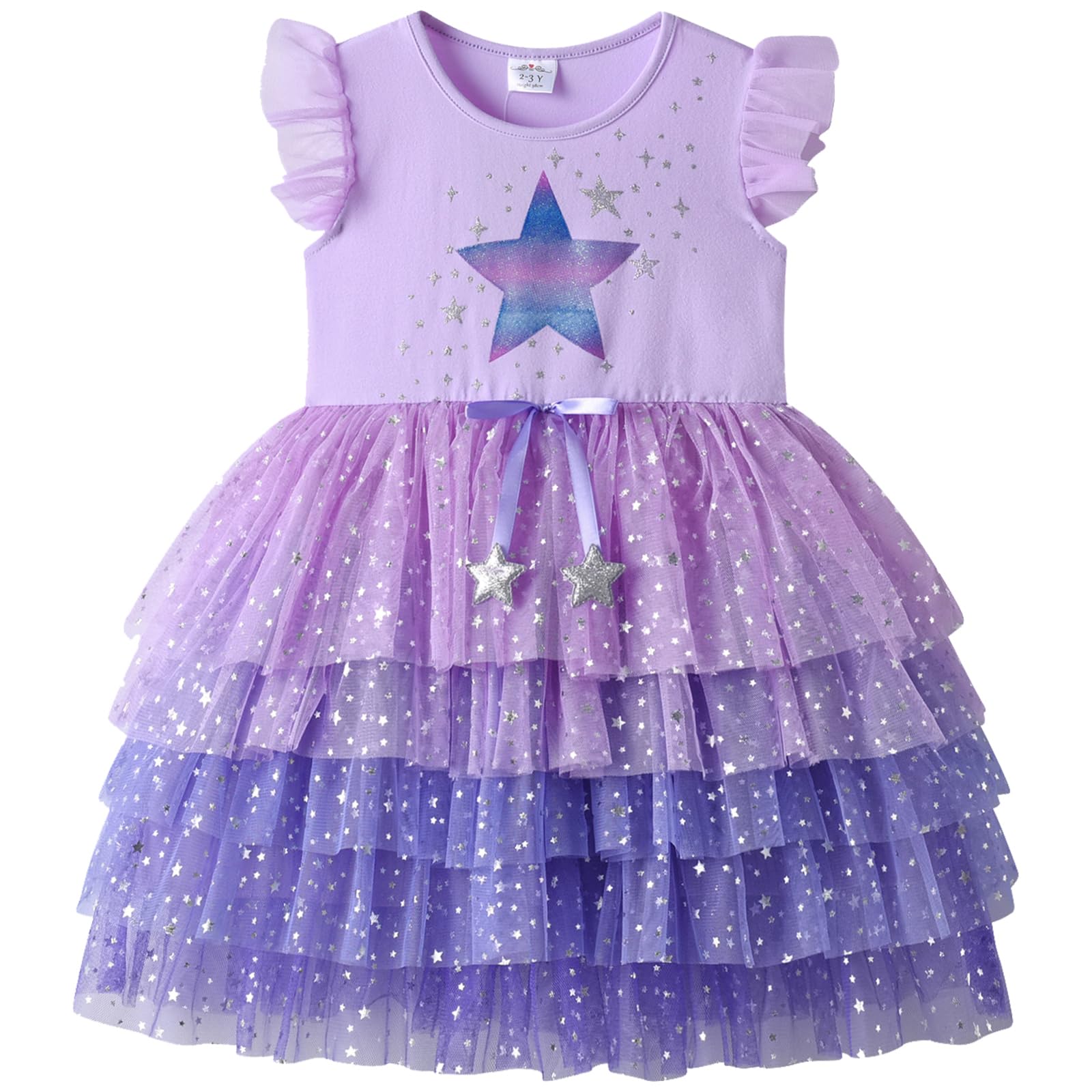 VIKITA Kid Girls Dresses Princess Animal Cartoon Tulle Party Casual Outfits Clothing 1-8 Years — view 12