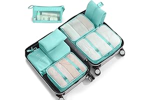 Space-Saving Travel Cubes for Seamless Luggage Organization