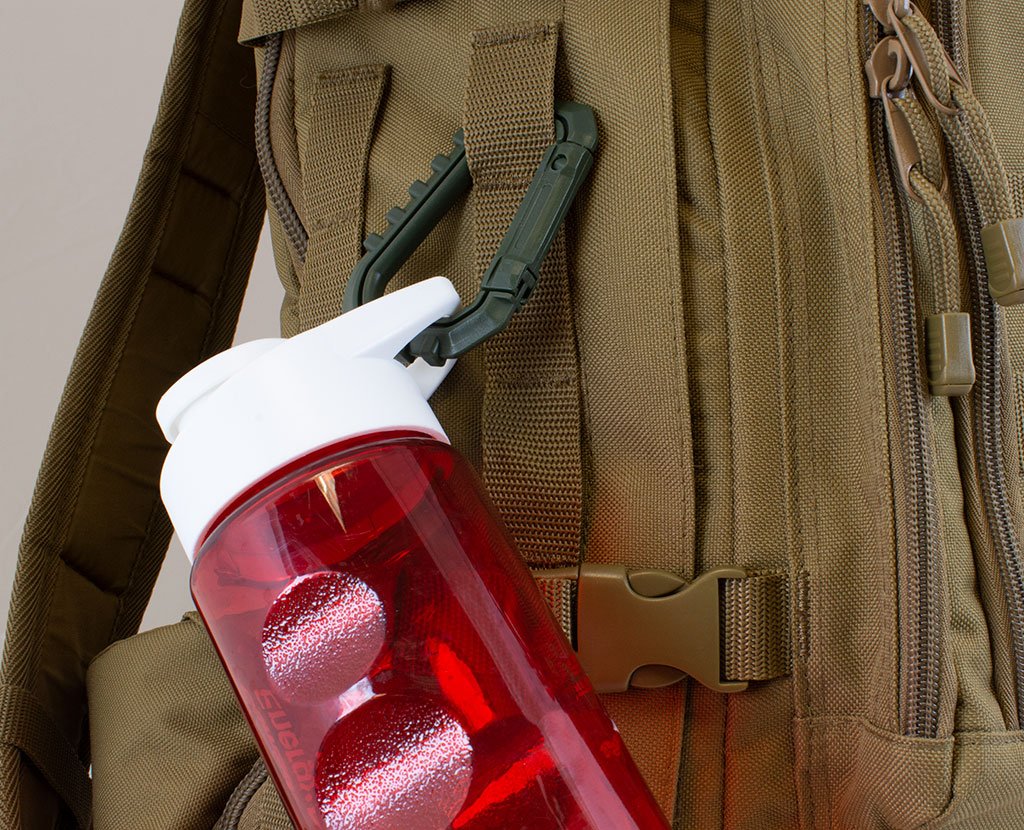 Multi-Color Tactical Carabiner 3 Pack - Durable Plastic Clips For Keys, Bags & Everyday Carry