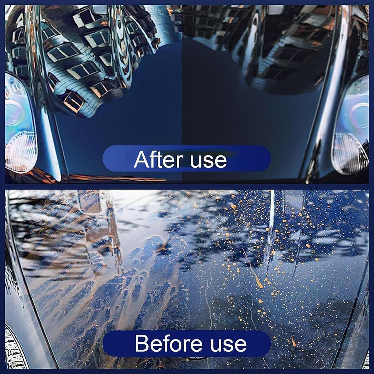 Sopami Car Coating Spray,Quick Effect Coating Agent,Polish Spray Waterless Wash Wax,Sopami Oil Film Emulsion Glass Cleaner (1Pcs)
