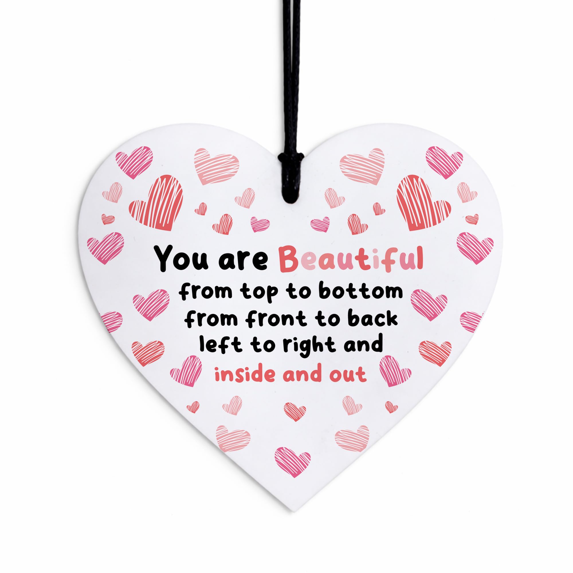 Red Ocean Gifts For Anniversary Valentines Funny Gift For Wife Girlfriend Rude Gifts For Her Valentines Day Present Acrylic Heart Plaque Keepsake