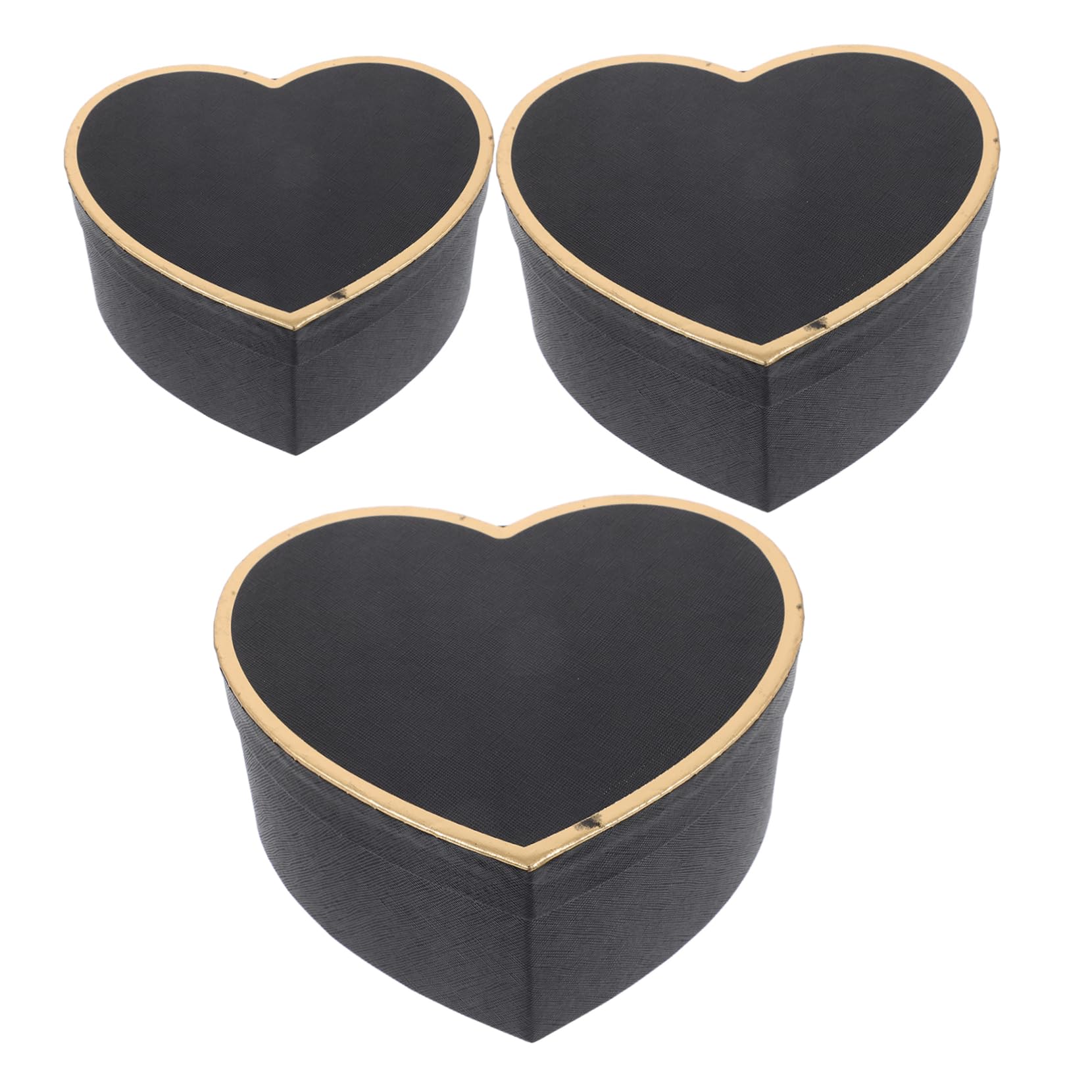 Beaupretty 4 Sätze Herzförmige Geschenkschachtel Teiliges Für Blumenarrangements Stilvolle Aufbewahrung Für Valentinstag Geburtstage Und Besondere Anlässe Aus Robustem Papier 3 Stücke * 4