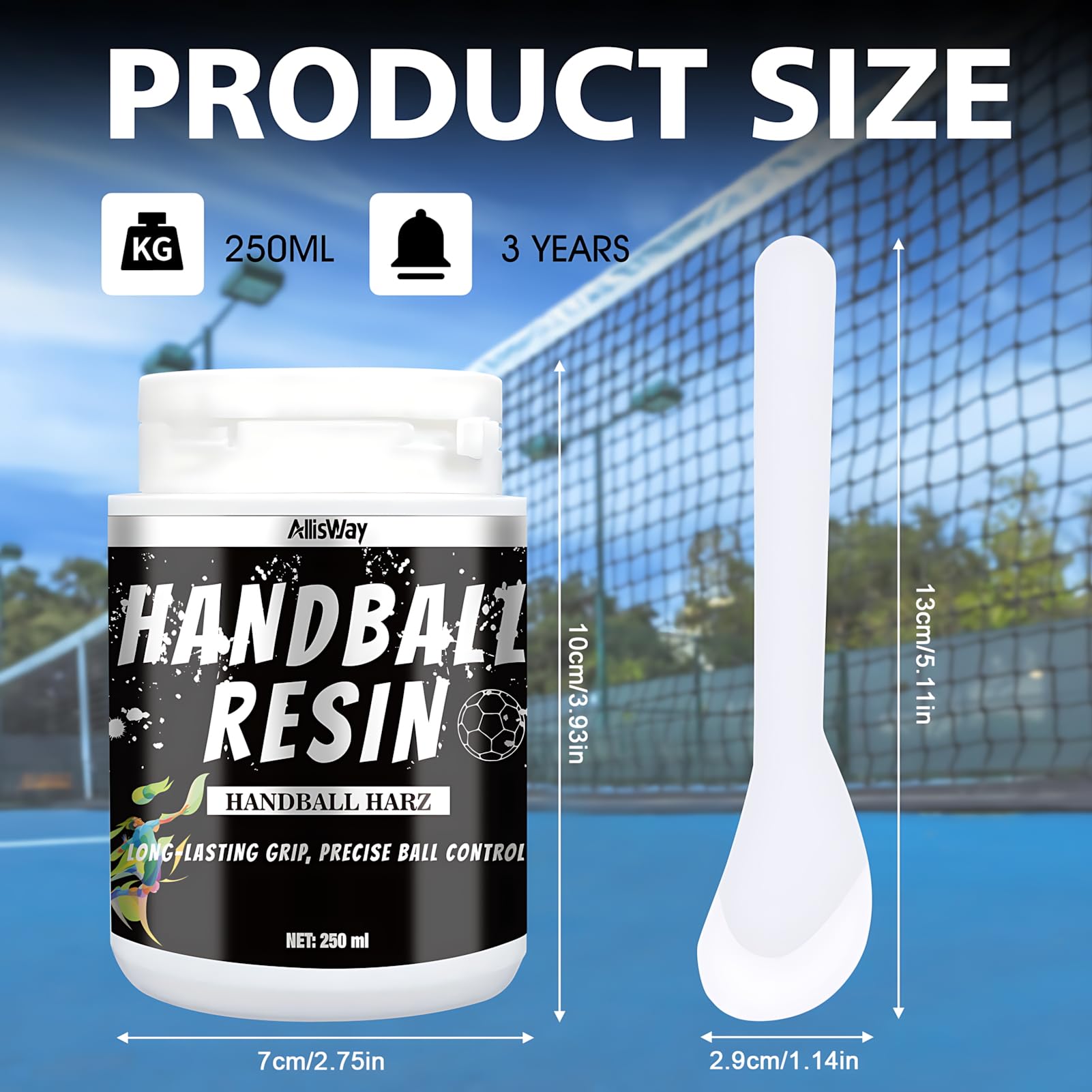 Resina de Balonmano, Cera Balonmano, Fuerte Adherencia, 250 ml