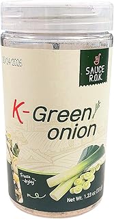 Sauce R.O.K Premium Freeze-Dried Korean Green Onion, 1.23 oz (35g), Sliced Scallions for Cooking