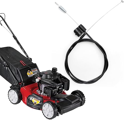 Miniatura 6 de 746-04728A Reemplazo del cable de transmisión de una sola velocidad para cortacésped MTD Troy-Bilt TB200 TB210, reemplaza 946-04728A