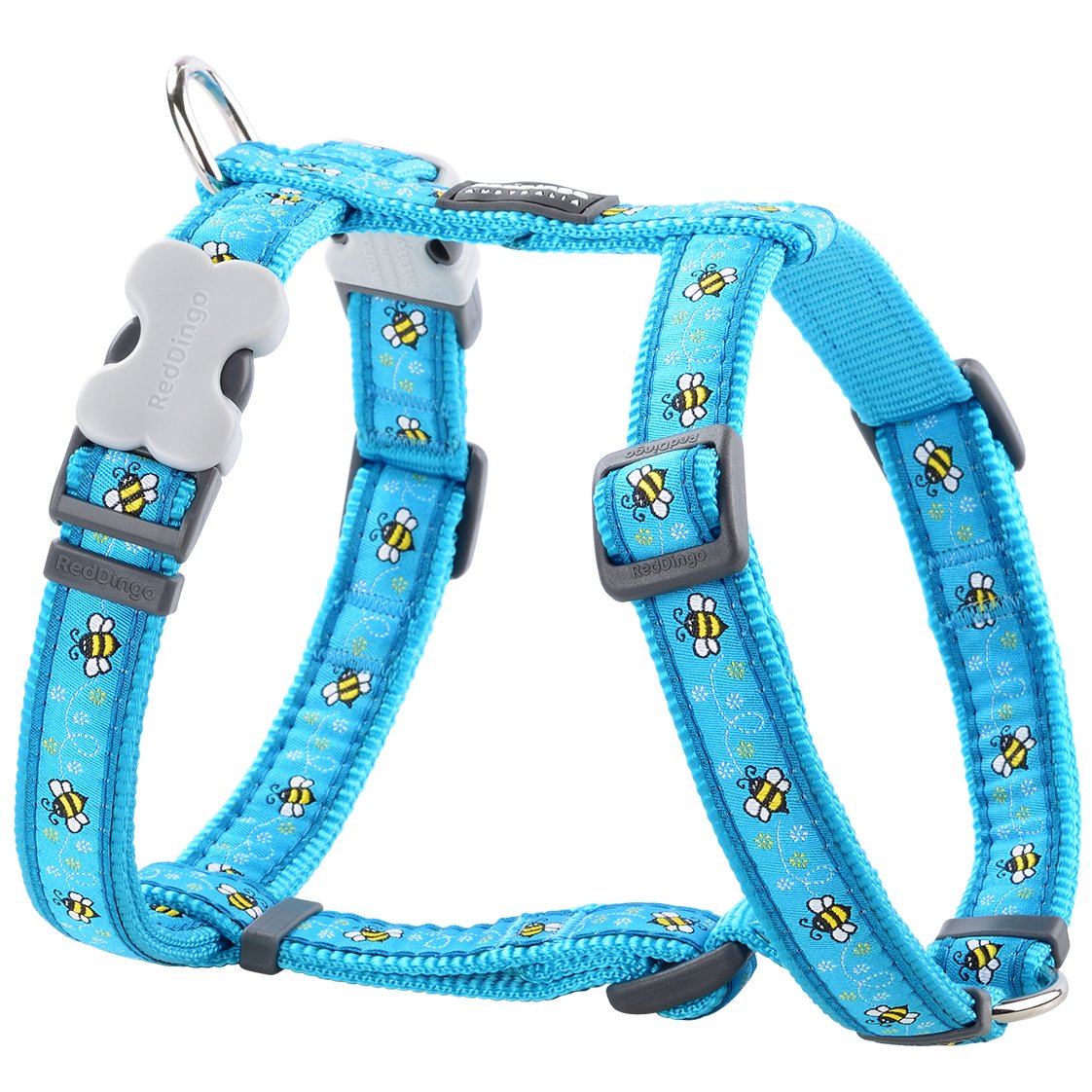 Harnais pour chien Turquoise L Red Dingo Bumblebee ajustable