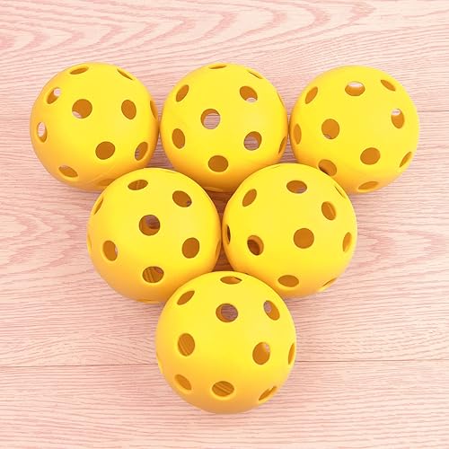 Miniatura 3 de Coopay Paquete de 14 pelotas de béisbol para práctica de béisbol, bolas suaves huecas de plástico para golpe, entrenamiento de béisbol, uso en