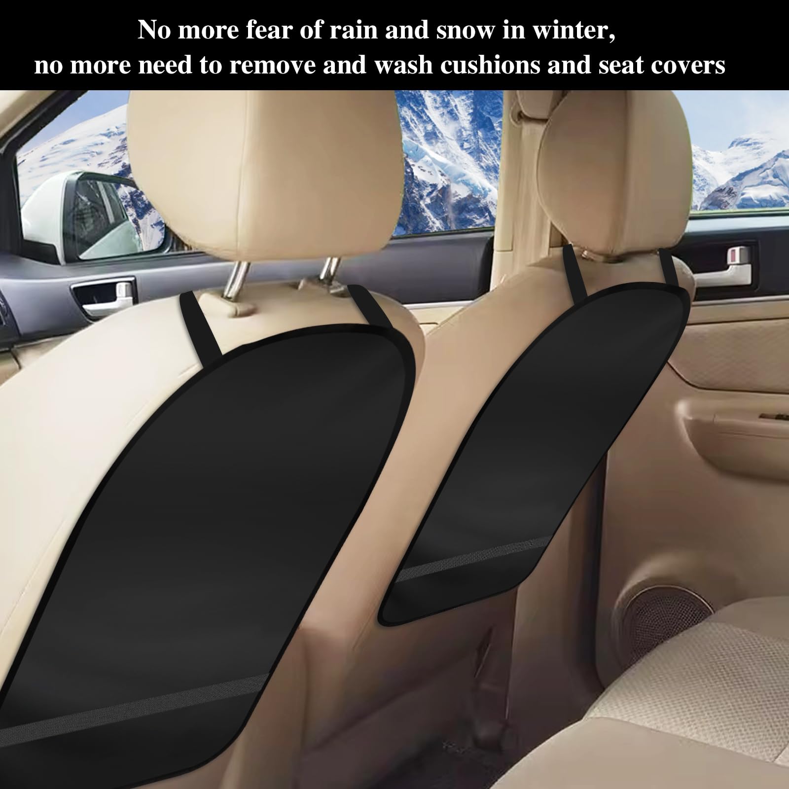 Protezione Schienale Auto Impermeabile Oxford, Coprisedile Anti-Calci per Bambini e Cani