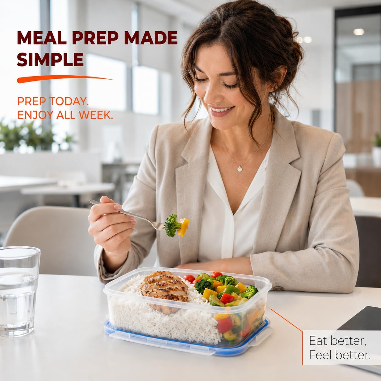 Tribello 38 oz Airtight Food Storage Containers with SnapTight Lids – Clear, Stackable, BPA-Free Meal Prep Containers for Kitchen, Freezer & Pantry Storage