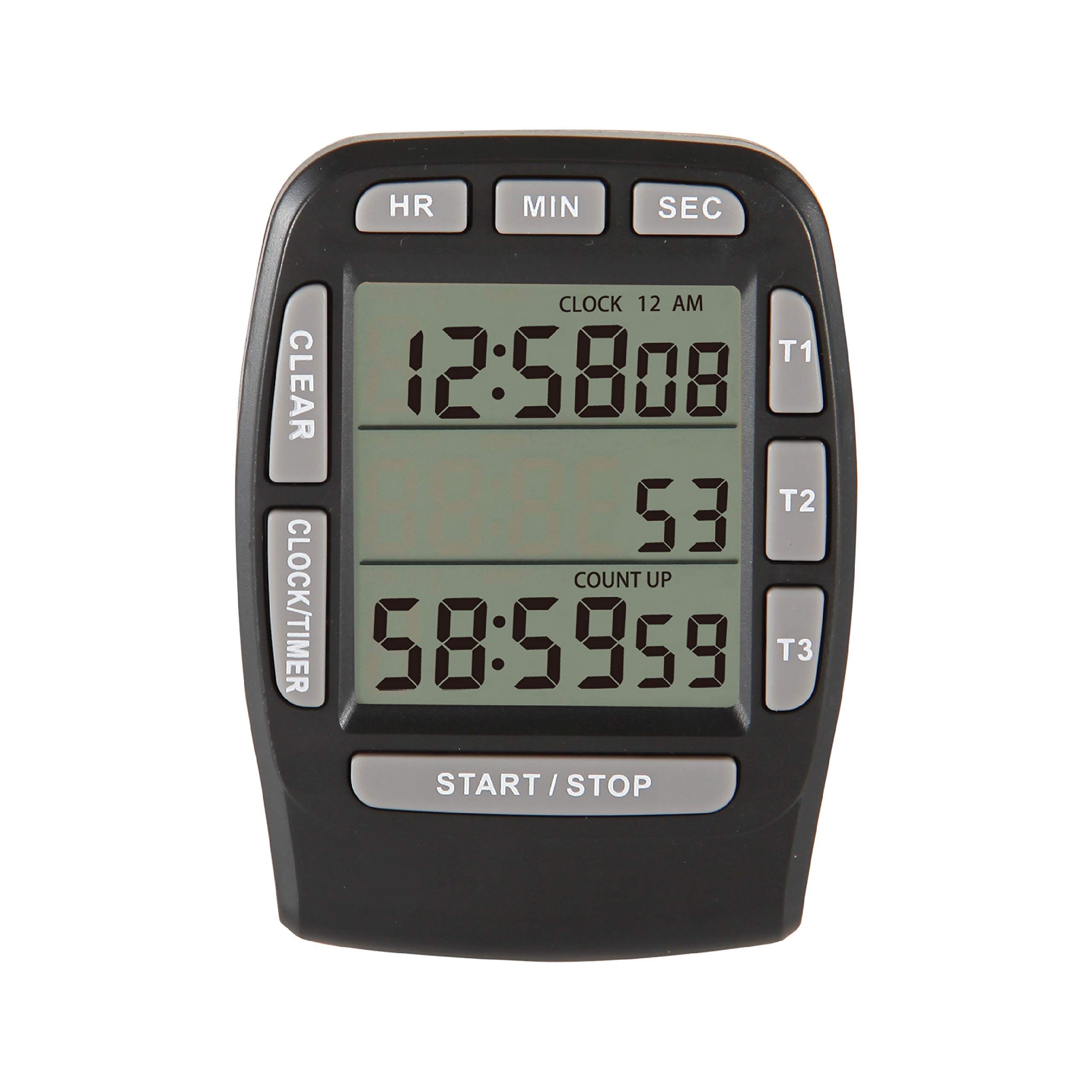Alarme forte et triple minuterie cuisine noire pour ne plus jamais rater vos plats