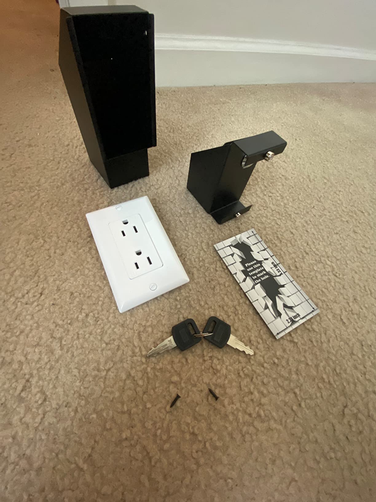 10/mo Finance Elder Welder® Hidden Wall Safe Outlet with Key Lock