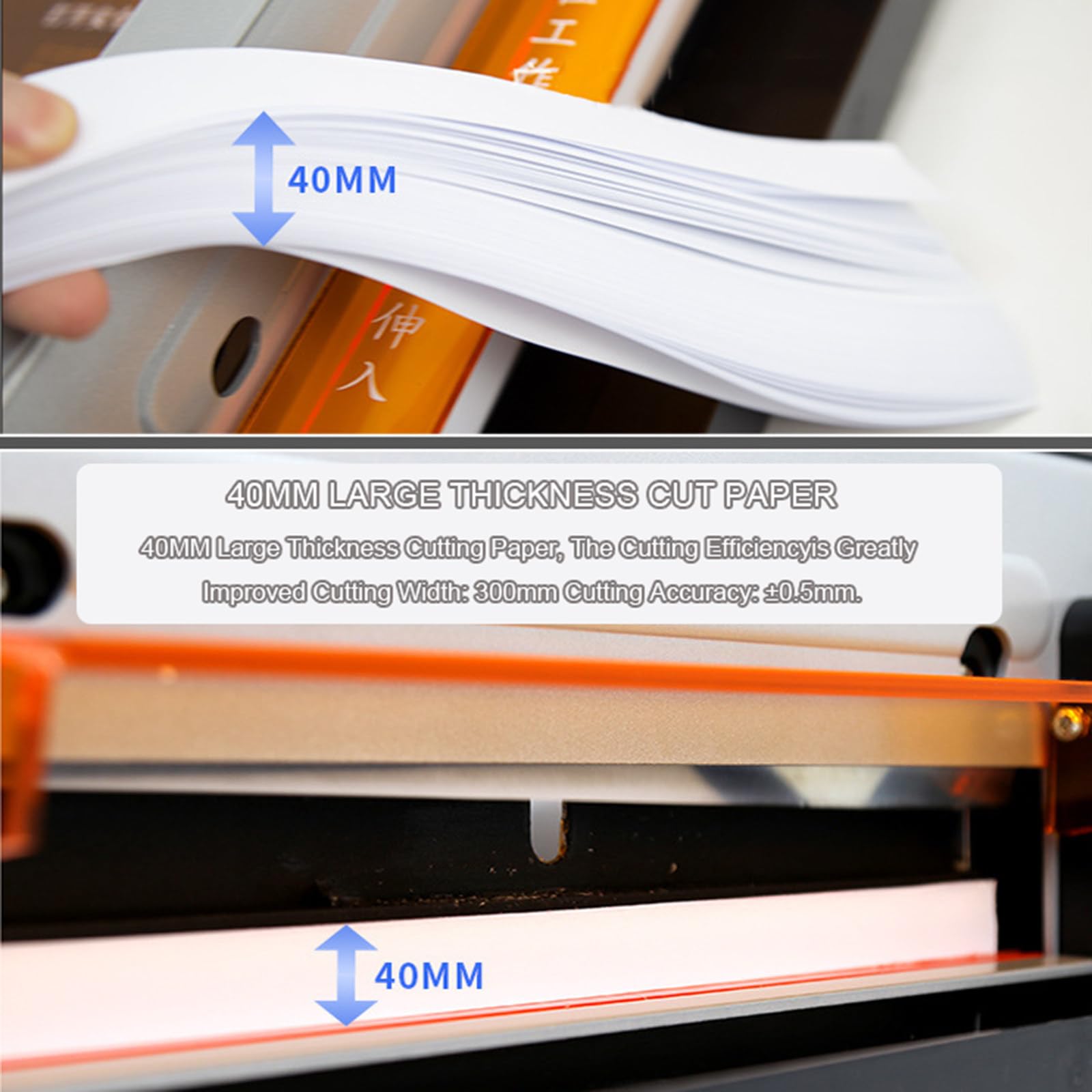 Taglierina elettrica con posizionamento laser e griglie per tagliare la scrivania di precisione