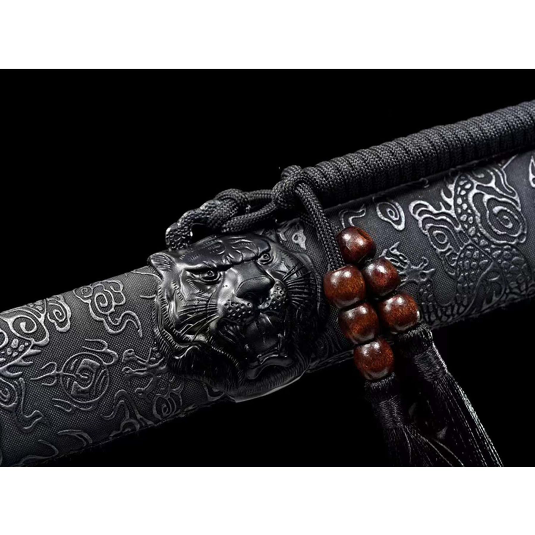 107cm Zweihändiges Schwert/scharf/Katana Schwert scharf Samuraischwert Handgeschmiedeter Manganstahl