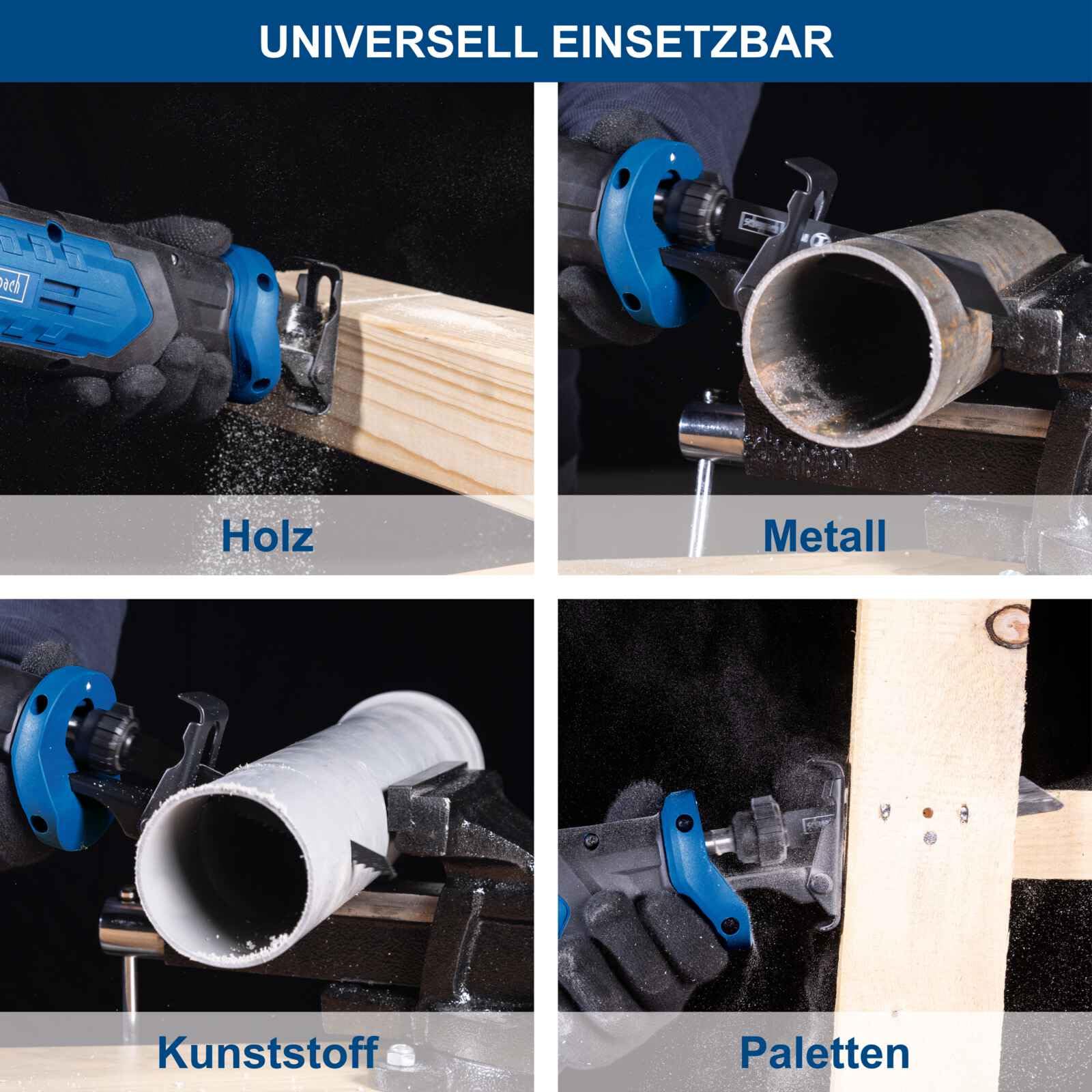 Sierra sable - SCHEPPACH - 20V IXES - Hoja 150 mm - sin bater�a ni cargador - C-RS100-X