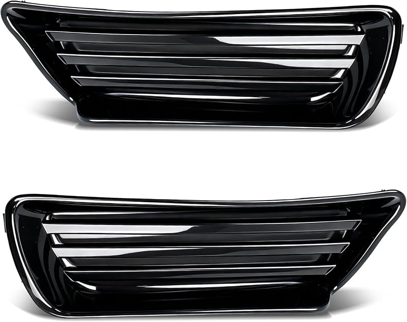 Grade de acabamento do farol de neblina munirater para Toyota Camry 2007–2009 – Par
