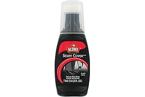 Kiwi Black Leather Scruff Cover: Enhance Your Leather Shoes