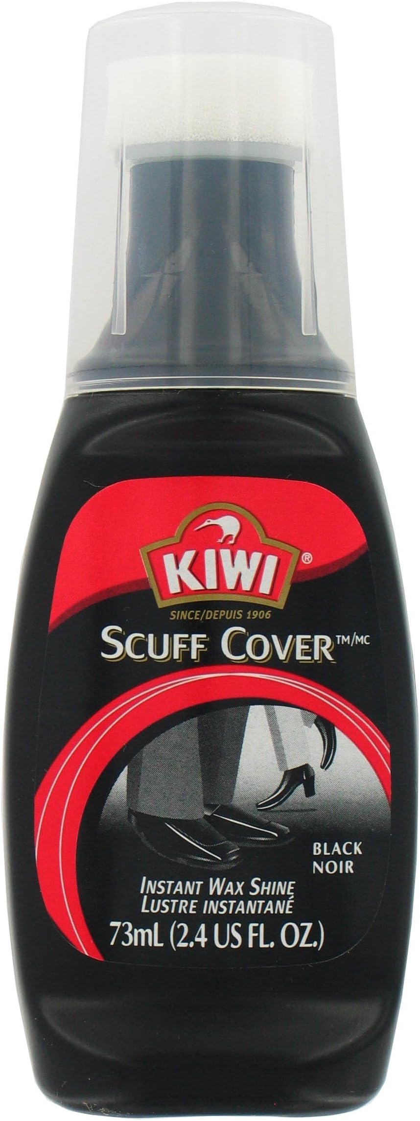 KIWI Black Shoe Polish and Shine Military Shoe Care for