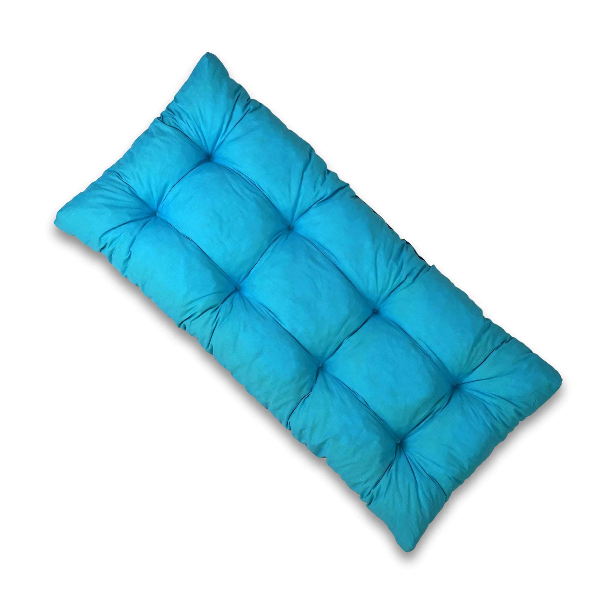 TECNOWEB Cuscino imbottito per Poltrona Sdraio Relax (115x55x21cm) - 100% Made in Italy - Ricambio Ideale per Interni ed Esterni (Giardini, Cortili, terrazzi) - Disponibili Diversi Colori