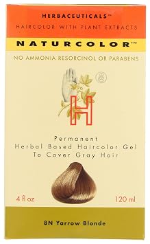 Naturcolor Haircolor - Yarrow Blonde Hair Dye, 4 Fl Oz 8N