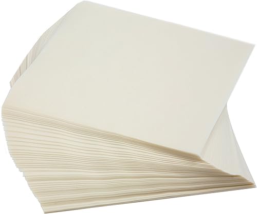 Papel separador cuadrado Norpro 3404 blanco de 6 encerado ideal para hamburguesas bistecs o carnes 250 unidades S Blanco