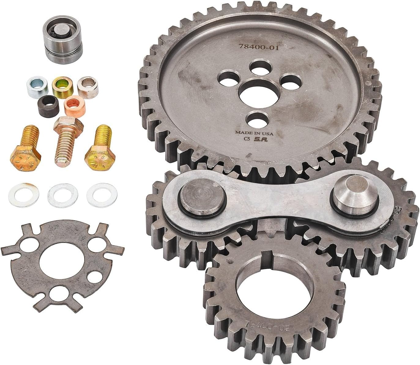 JEGS Noisy Timing Gear Drive | Fits 1955-1992 Small Block Chevy Engines (Except With Factory Hydraulic Roller Camshaft, LT1, Or LT4 Engines) | Made In USA