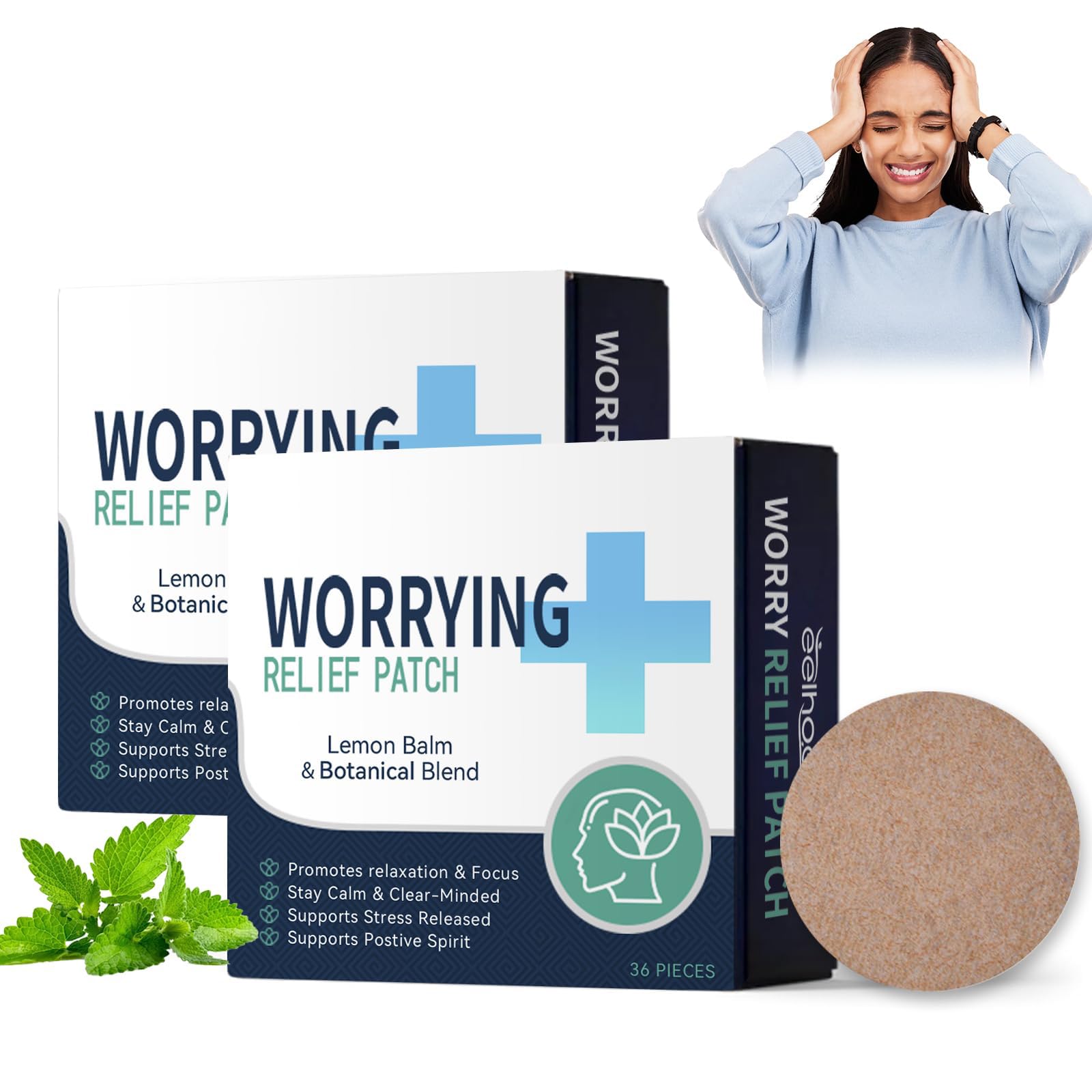 NALACALSleep Patches for Adults Anxiety Patches, 72 Pcs, Anxiety Relief Patch for Men and Women, Sleep Support Patches, Sleepy Patch Last All Night, Natural Emotional Support Energy (2 Boxes)