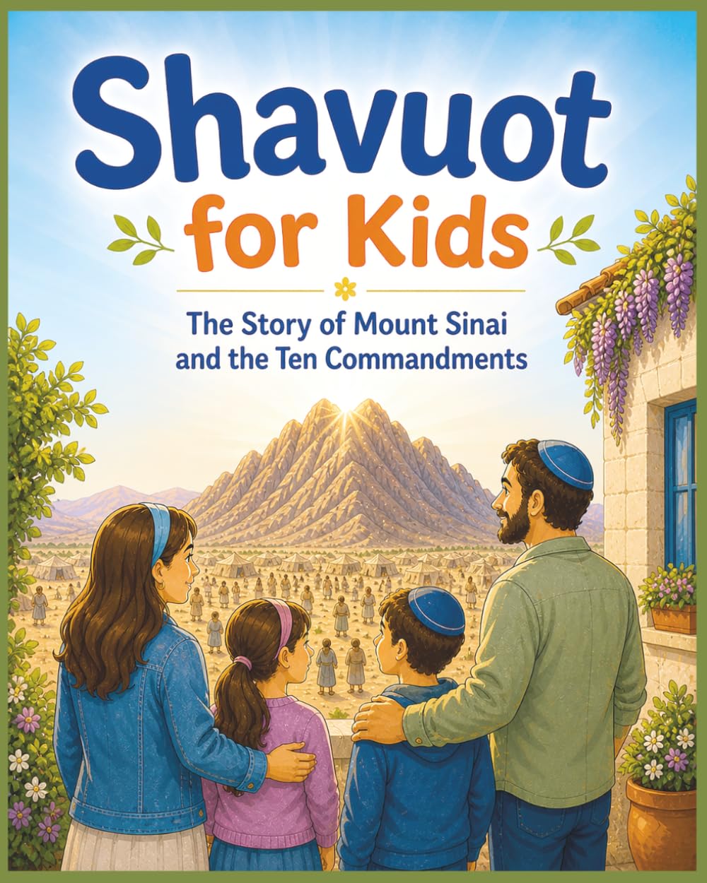 Shavuot for Kids: The Story of Mount Sinai and the Ten Commandments: A Simple and Clear Introduction to Shavuot, the Torah, and Jewish Traditions for ... Ages 4–8 (Jewish Holiday Adventures for Kids)