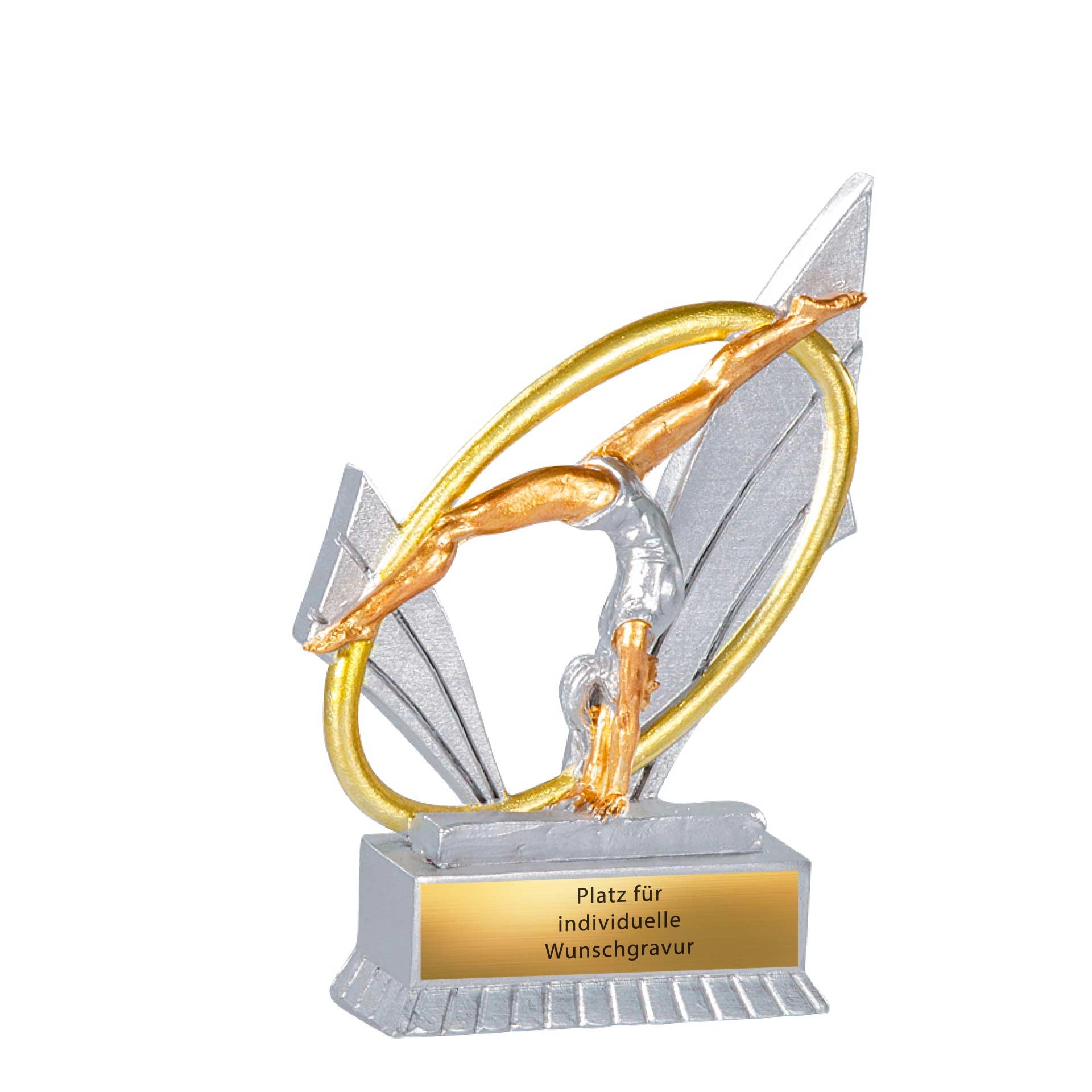 Trophée XS Turnerin 12 cm – Trophée de gymnastique rythmique – Récompense de groupe de gymnastique – Coupe de gymnastique avec texte au choix
