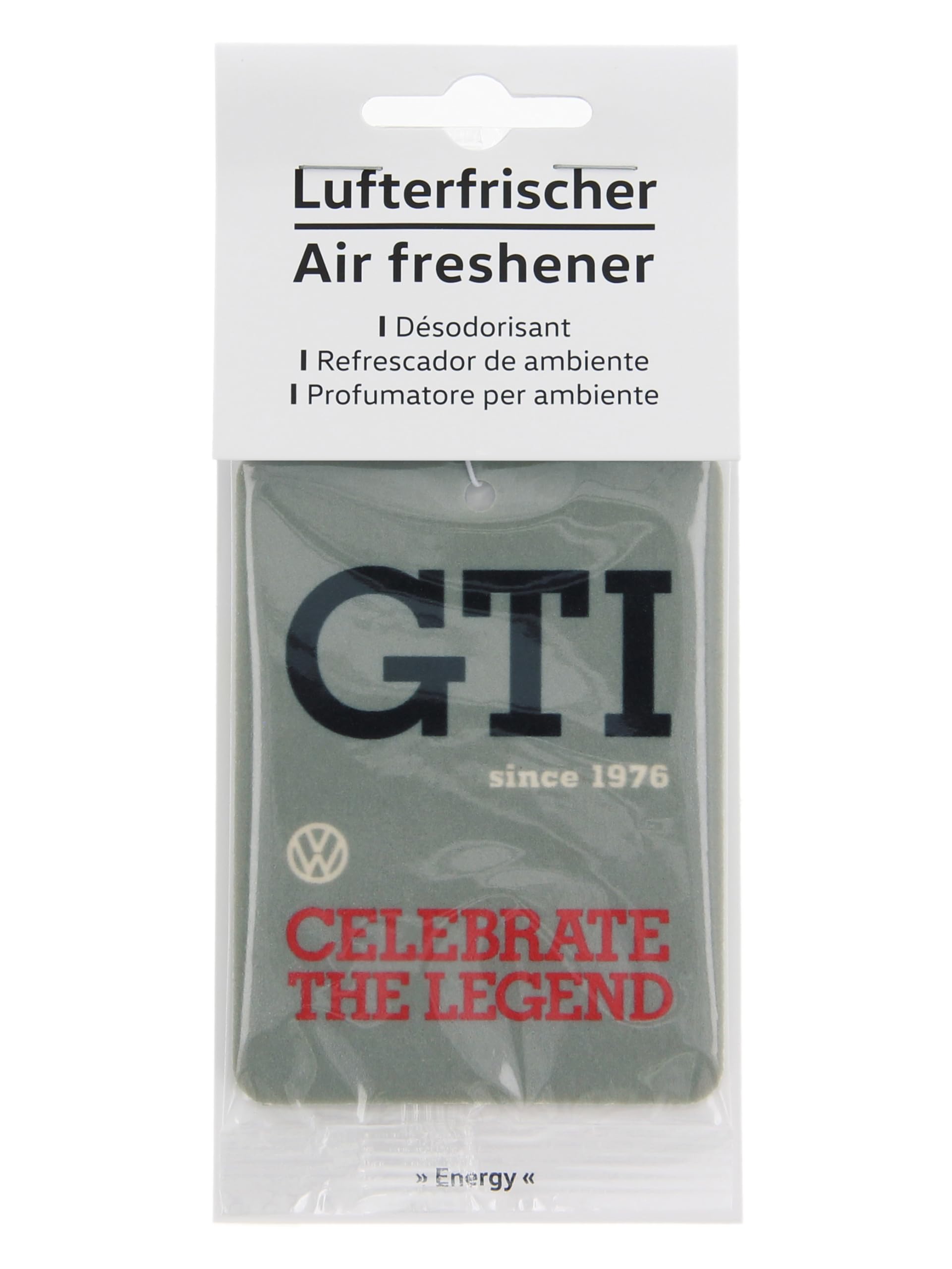 BRISA VW Collection: Dispensador de fragancias y ambientador de aire de Volkswagen con diseño GTI (GTI The Legend/Sport Fresh/Negro/Conjunto de 2