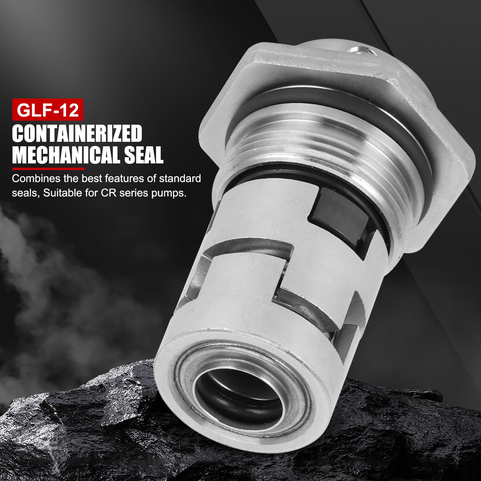 Sostituzione della guarnizione meccanica in acciaio inossidabile 304 EVTSCAN, con guarnizione in carburo silicio, diametro albero 12 mm, per pompa centrifuga multistadio verticale della serie CR