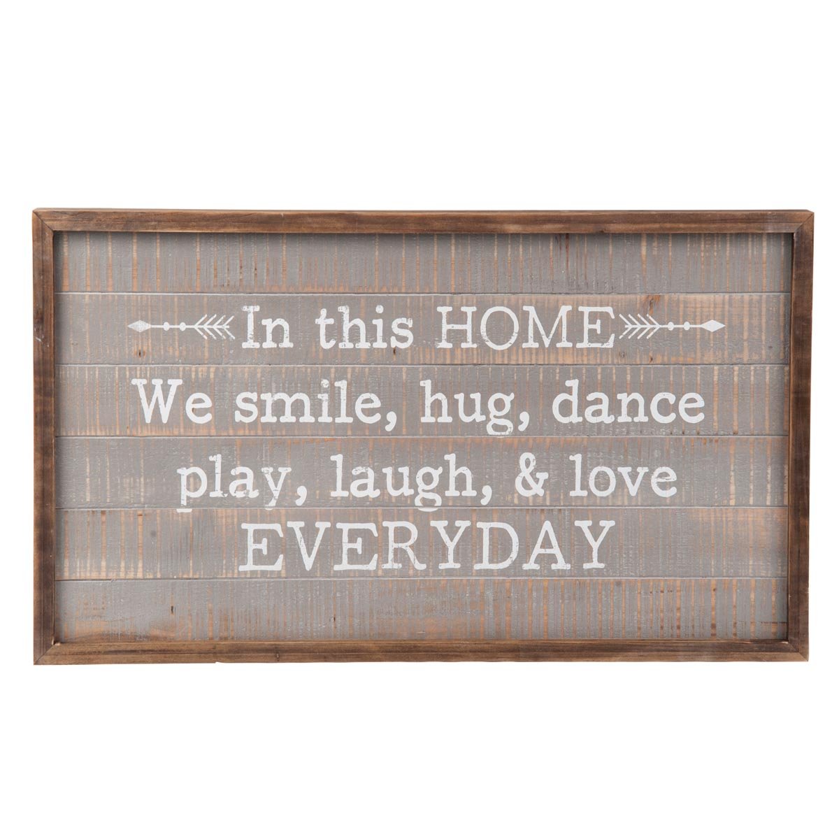 Foreside FWAD04147 Home Rules Wall Art