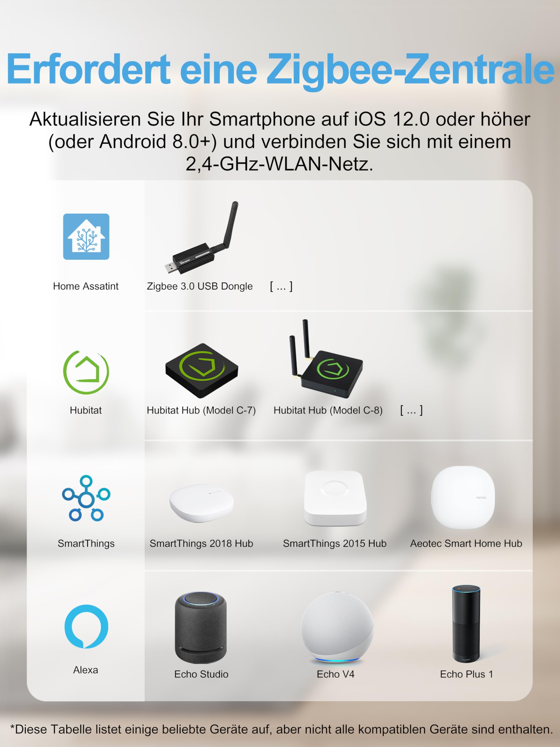 EIGHTREE Zigbee Steckdose mit Stromverbrauchsmessung, 16A, Sprachsteuerung, Zeitplan & Timer, 𝗭𝗶𝗴𝗯𝗲𝗲 𝗛𝘂𝗯 erforderlich, Zigbee Smart Steckdose kompatibel mit Home Assistant, SmartThings, Alexa