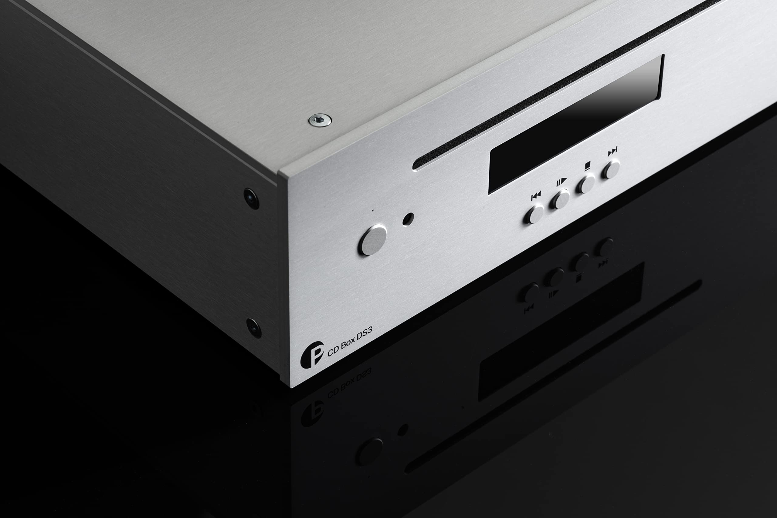 Pro-Ject CD Box DS3 - Lector de CD, DAC PCM1796, Salida analógica, digital coaxial y óptica. Mando a Distancia. Color Negro.