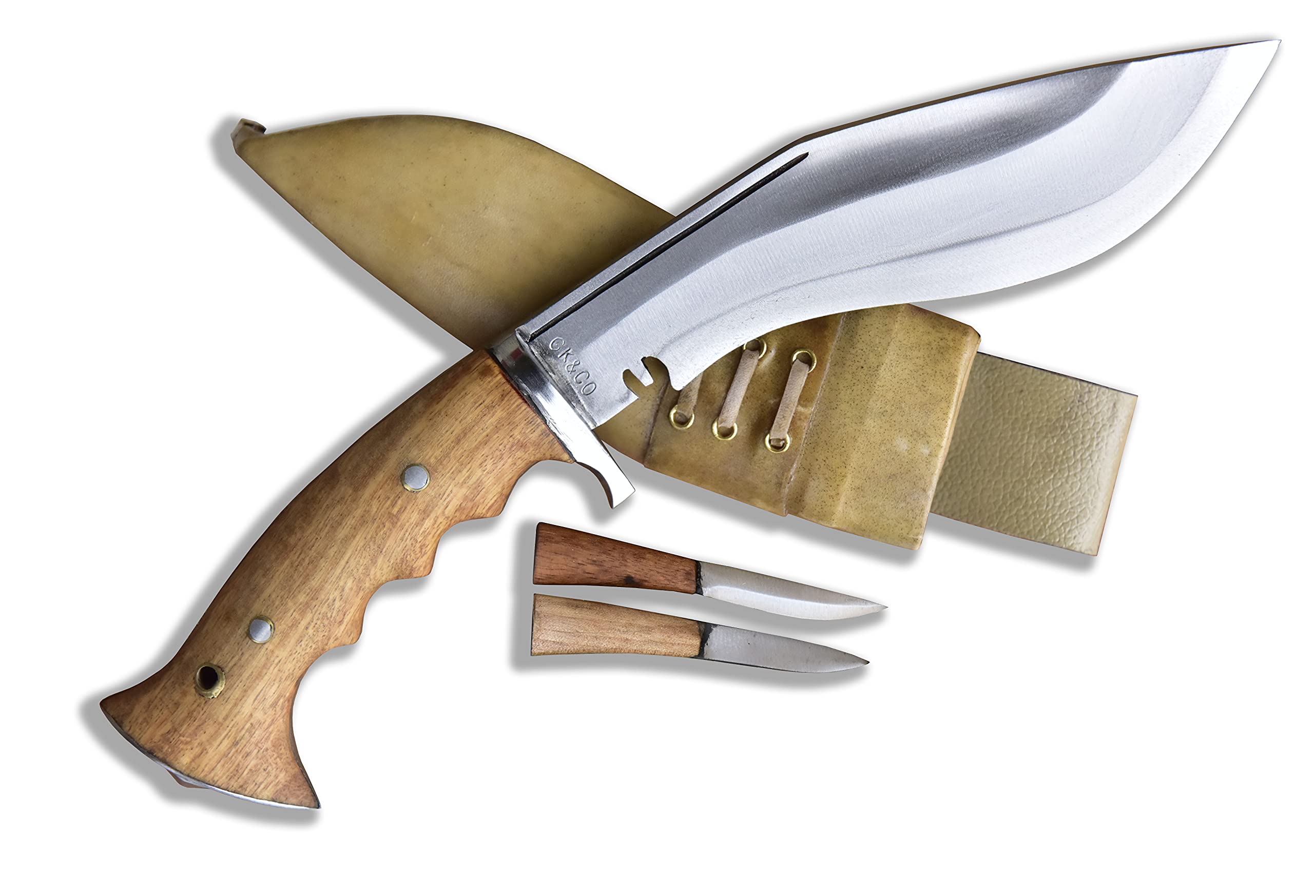 Genuine kukri/khukuri - 6 Inch Iraqi Panawal Angkhola Gripper Handle White Sheath Hand Made in Nepal…