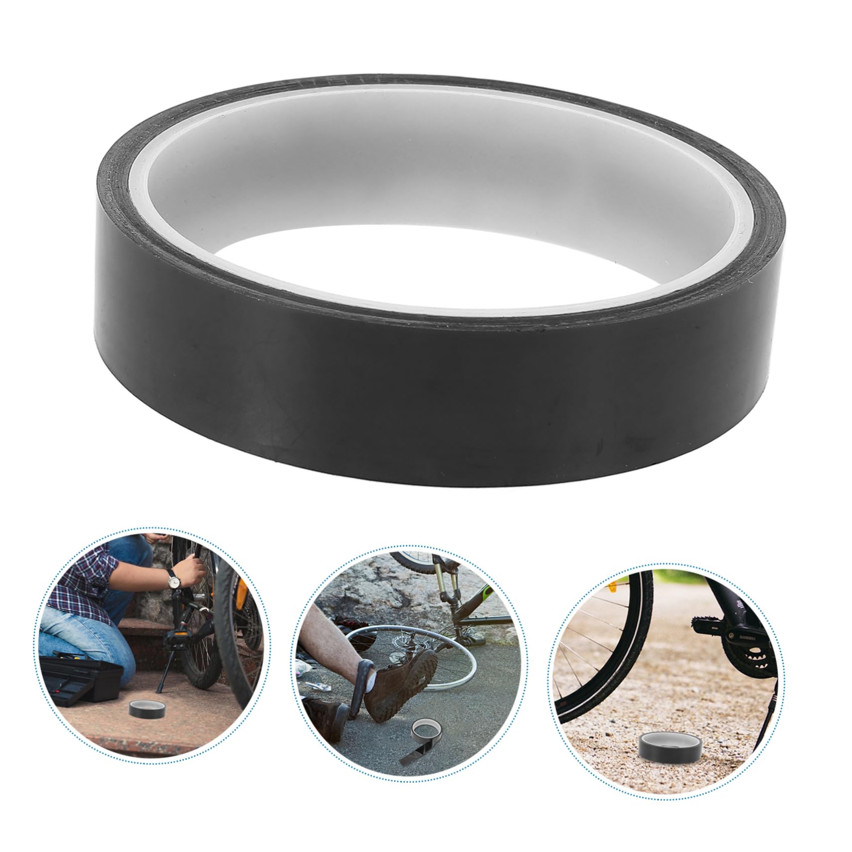 VANZACK 2 Rolls Rim Protective Tapes Bike Rim Tape Inner Tube Protector Strip for Bikes Puncture Prevention Pad