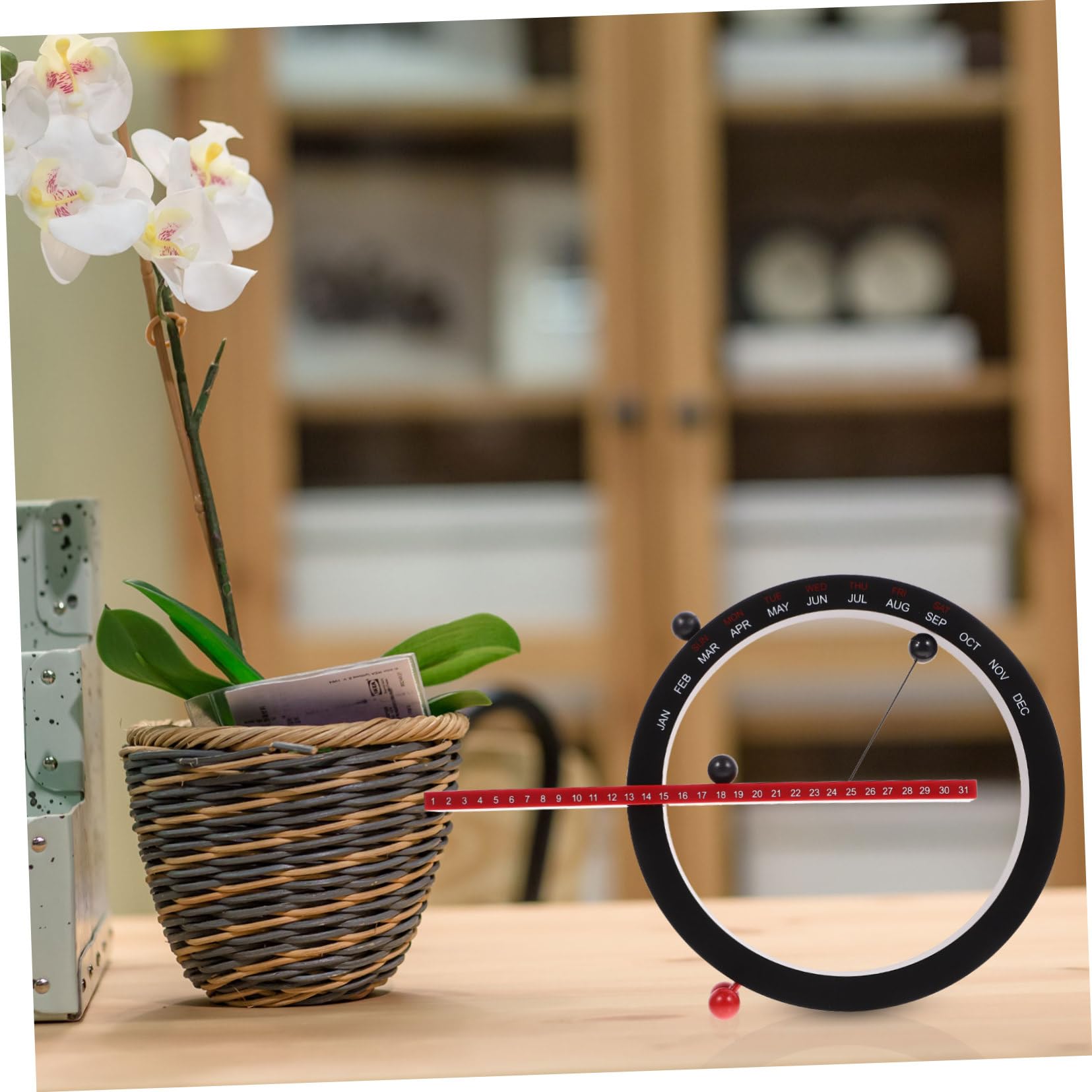 Juego de 3 relojes decorativos de pared, calendario de Adviento 2022, decoraciones de Navidad para niños, planificador de sastres de prensa, decoración del hogar, imán eterno, escritorio, oficina,