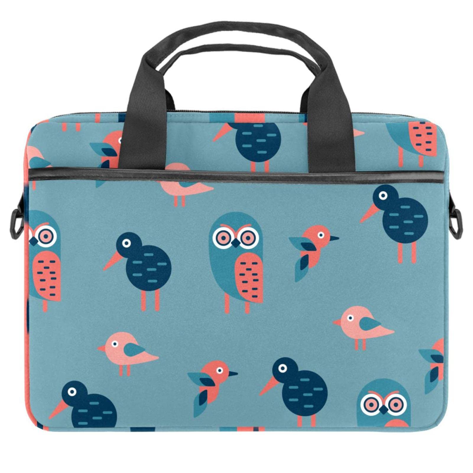 Sacoche PC portable 13-14.5 pouces géométrique bleu - Housse à bandoulière - 7