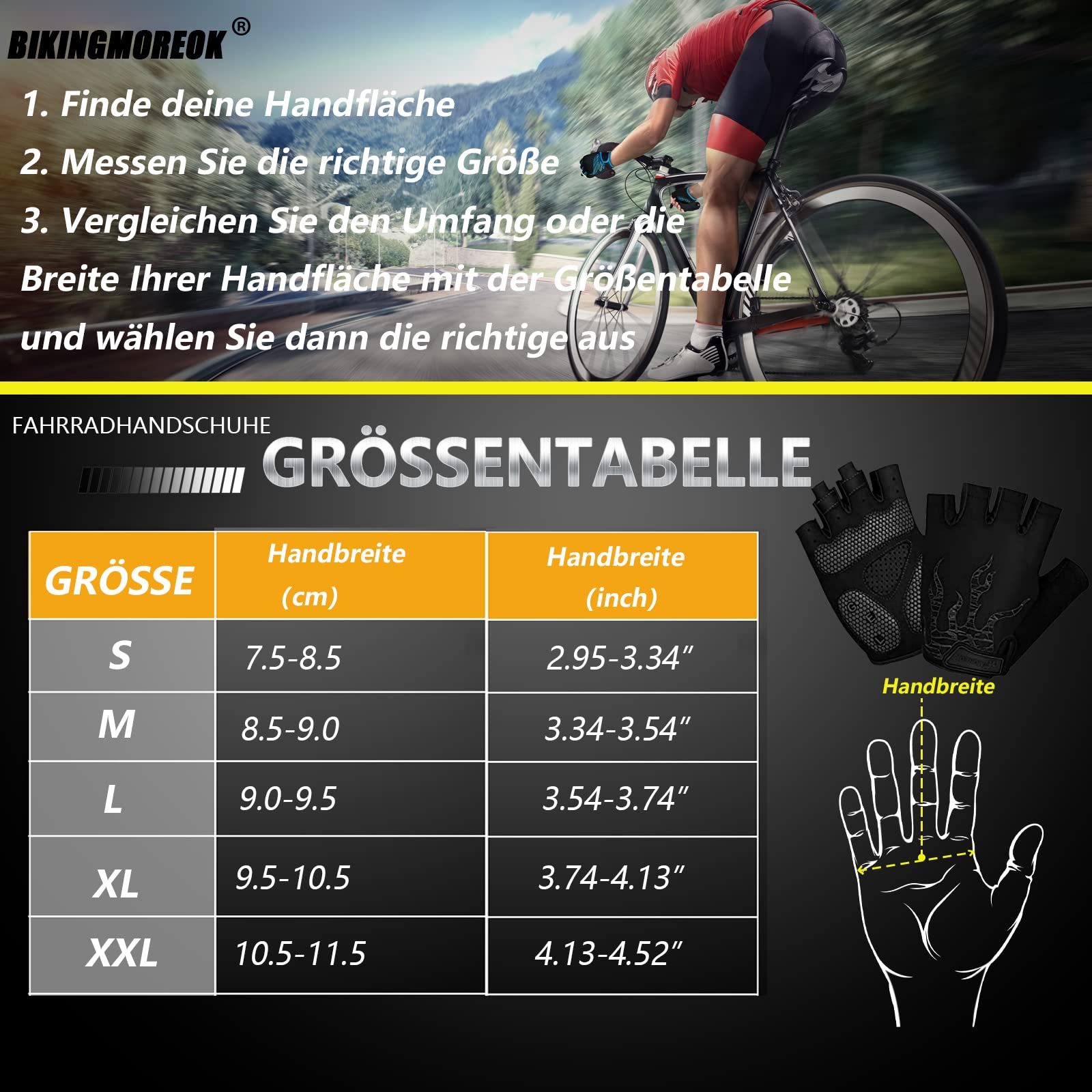 BIKINGMOREOK gants de gymnastique hommes femmes gants de fitness respirants, gants de musculation antidérapants exercice d'entraînement gants de musculation  18