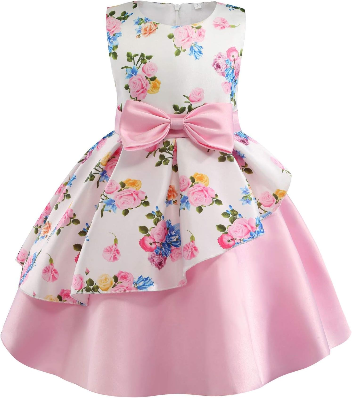 AIMJCHLD 2-9T Girls Flower Dress Kids Formal Special Occasion Party Dresses