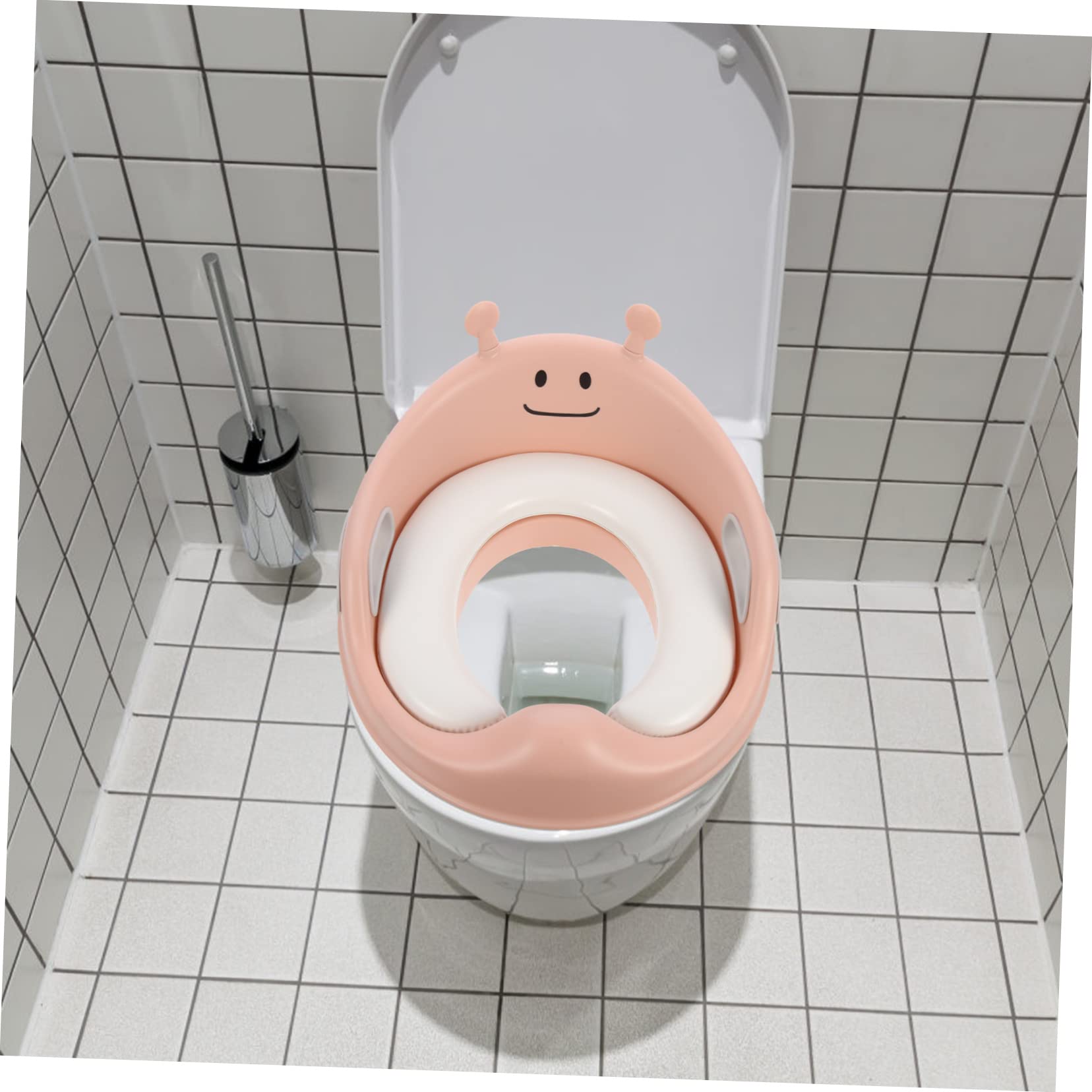 TOYANDONA Asiento Ergonómico Para Entrenamiento De Orinal Asas De Agarre Para Orinal En Casa Fácil Instalación Para Inodoros De Niños Pequeños.