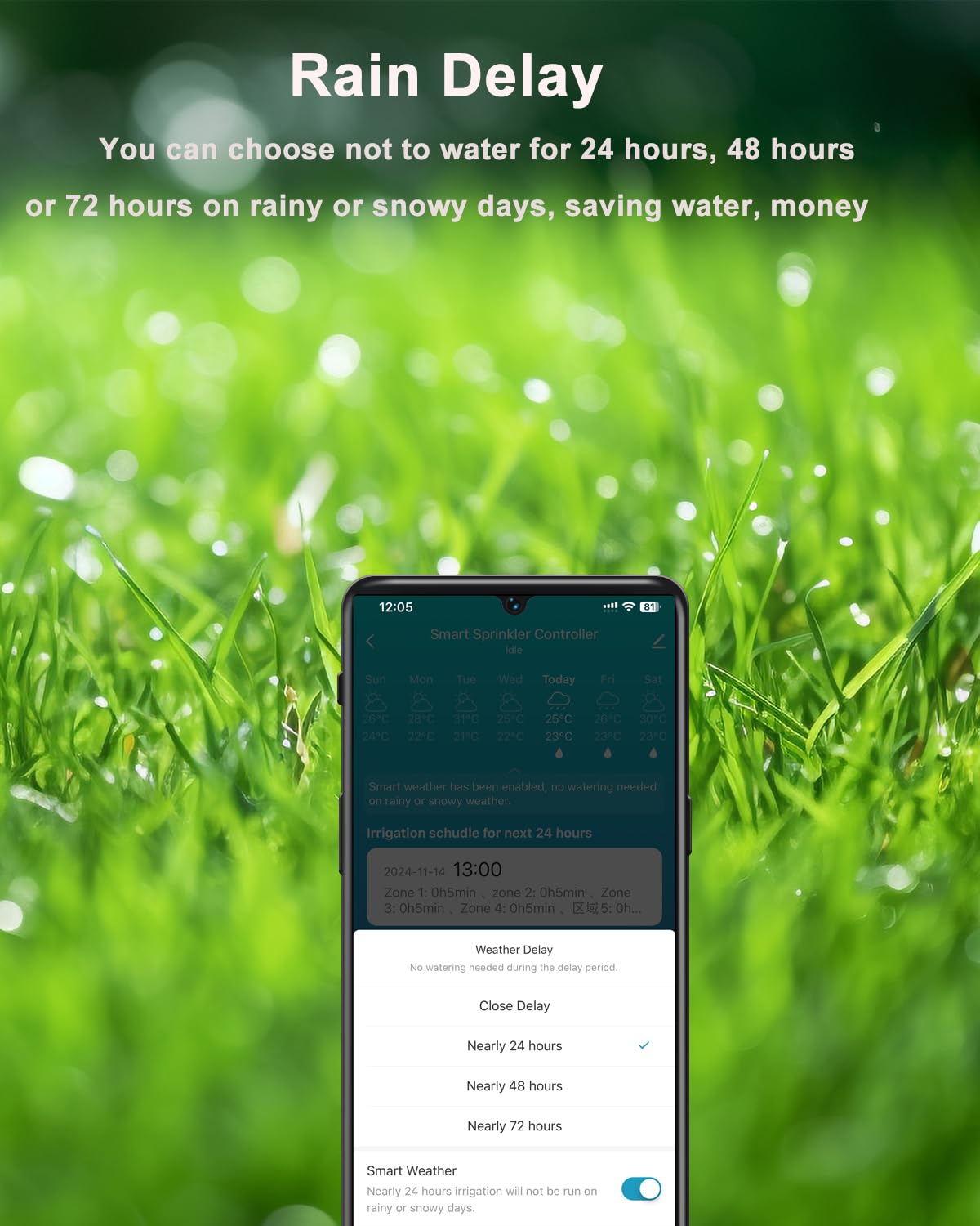 Haozee Controller intelligente per irrigatori WiFi,Controller per irrigatori a 16 zone,Controller del sistema di irrigazione
