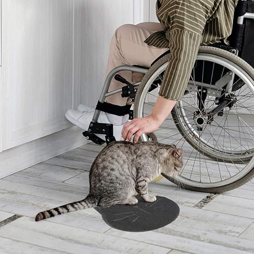 Miniatura 5 de Totority Alfombrilla de arena para gatos, alfombrilla de atrapamiento de arena para gatos, alfombrilla para caja de arena de gato, control de