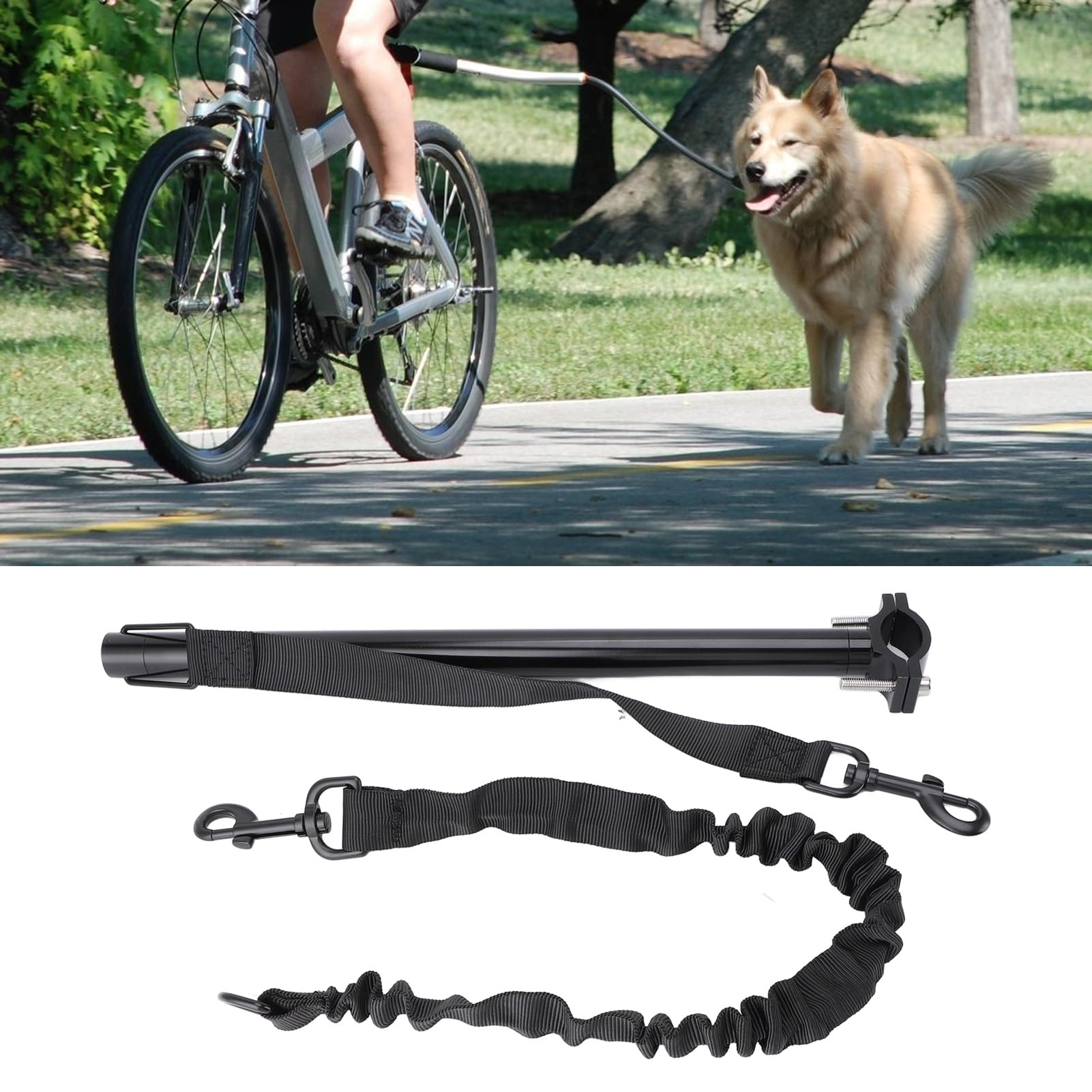 Correa para, Correa para Bicicleta para con Bandas elásticas Desmontables, construcción de Nailon de Alta Resistencia para Ejercicio al Aire Libre, Correr, Viajar, fácil