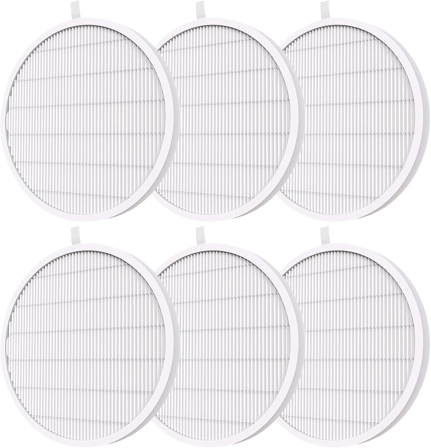 Nail Dust Collector Replacement Filter 6 Pack, Reusable Dust Filter for MelosySusie Nail Dust Collector Vacuum Fan Dust Collector Extractor Electric Dust Suction Machine