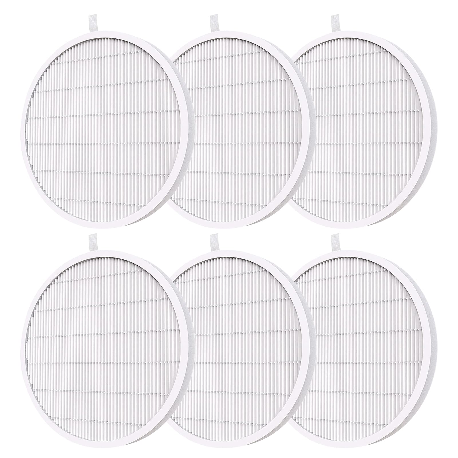 MelodySusie Nail Dust Collector Replacement Filter 6 Pack, Reusable Dust Filter for MelosySusie Nail Dust Collector Vacuum Fan Dust Collector Extractor Electric Dust Suction Machine